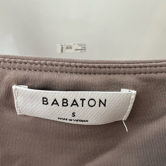 Aritzia/Babaton Taupe contour bodysuit - Picture 3 of 3